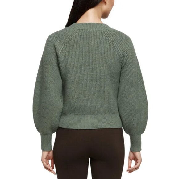 Banana Republic Women's Ribbed Crew Neckline Button Front Cardigan - Picture 4 of 7